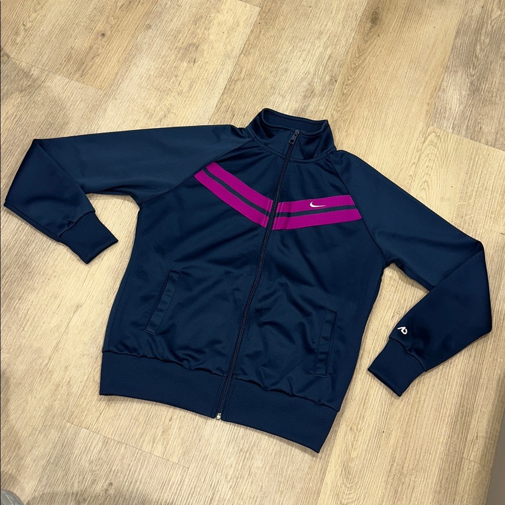 NIKE SIZE XL~ATHLETE TRACK DEPARTMENT RUNNING LAYER JACKET ~SWEATSHIRT ZIP UP~ - Picture 6 of 15